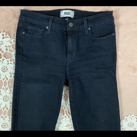 Paige Verdugo Ultra Skinny Mid Rise Reina Jeans 28 - Picture 3 of 11